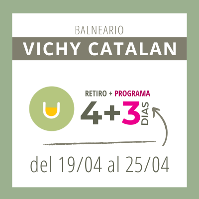 Retiro Vichy Catalan 4 días y 3 días online - 19 al 25 de Abril de 2026